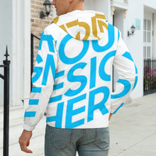 Charger l'image dans la galerie, Impression d’image unique veste courte oversize / grande taiile homme A537 personnalisée avec photo motif logo texte