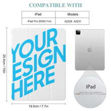 Charger l'image dans la galerie, Coque Étui Housse de protection iPad à trois volets personnalisé avec photo motif logo texte