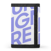 Charger l'image dans la galerie, Portefeuille 3 volets / Porte monnaie pour femme homme personnalisé avec photo logo texte motif