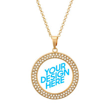 Charger l'image dans la galerie, SS1401003 Collier personnalisé de diamants d'impression couleur