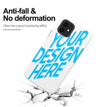 Charger l'image dans la galerie, Coque de téléphone en bois iPhone 12/ 12Pro impression personnalisée avec image logo motif texte