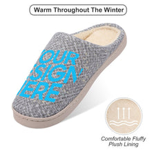 Charger l'image dans la galerie, Chaussons coton pour hommes personnalisées avec photo ou texte