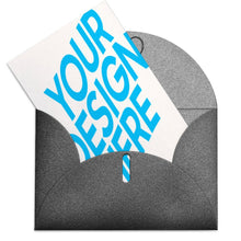 Charger l'image dans la galerie, Carte de voeux / carte postale verticale impression personnalisée avec photo logo motif texte