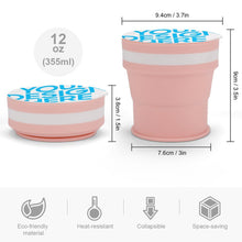 Charger l'image dans la galerie, Gobelet pliable inox en silicone JJ0520063 impression personnalisé avec logo texte photo motif