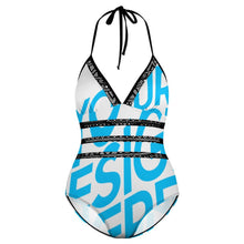 Charger l'image dans la galerie, Maillot de bain une pièce femme charmante grande taille personnalisé avec photo logo motif texte (conception une image)