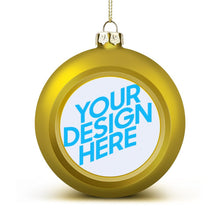 Charger l'image dans la galerie, Boule de Noël originale personnalisée avec photo logo motif texte