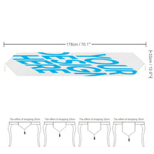 Charger l'image dans la galerie, Drapeau de table DIY chemin de table personnalisé avec motif photo texte logo