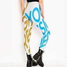 Charger l'image dans la galerie, Legging sport taille haute femme NZ205 personnalisé avec photo motif logo texte (impression des multi-images)