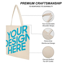 Charger l'image dans la galerie, Sac cabas Canvas impression recto-verso 38×41cm personnalisé avec photo motif image texte logo