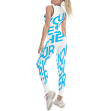 Charger l'image dans la galerie, Combinaison de yoga body une pièce salopette femme fluide décontractée XG001 personnalisé avec image logo motif texte