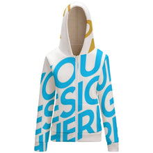 Charger l'image dans la galerie, Impression d’image unique Pull Peluche fermeture éclaire zippé Grande taille femme BH1 personnalisé avec photo logo motif texte