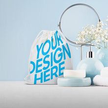 Charger l'image dans la galerie, Sac de rangement en toile avec cordon de serrage personnalisé avec photo texte (Impression recto-verso)