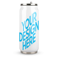 Charger l'image dans la galerie, Bouteille d'eau en Cola / Gobelet à paille personnalisé avec photo logo texte motif