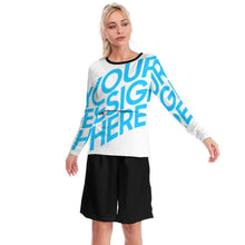 Charger l'image dans la galerie, Haut d'allaitement à manches longues Femme DIY SY011 impression personnalisé avec image logo motif texte