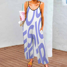 Charger l'image dans la galerie, Combinaison Jumpsuit Salopette Femme LTY007 personnalisée avec photo image logo texte motif