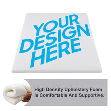 Charger l'image dans la galerie, Coussin carré en coton pour chaise fauteuil JJ0519076 impression personnalisé avec image logo motif texte