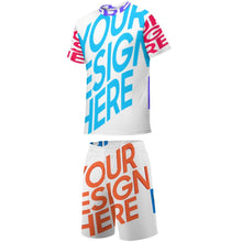 Charger l'image dans la galerie, Ensemble tee shirt short junior ado personnalisé avec photo texte motif logo