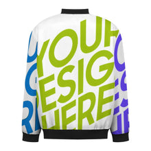 Charger l'image dans la galerie, Mode homme tous les bombers imprimés BMJ personnalisée avec prénom motif texte (conception multi-images)