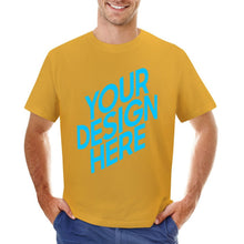 Charger l'image dans la galerie, T-shirt tee shirt en coton à manches courtes homme imprimé sur le devant personnalisé avec photo motif texte logo