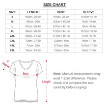 Charger l'image dans la galerie, Impression d’image unique T-shirt original ample décontracté en col V grande taille femme dodu VT personnalisé avec photo logo texte motif