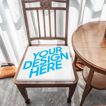 Charger l'image dans la galerie, Coussin carré en coton pour chaise fauteuil JJ0519076 impression personnalisé avec image logo motif texte