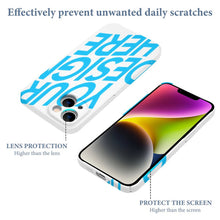 Charger l'image dans la galerie, Coque de téléphone portable pour iPhone 14 / 14 Plus / 14 Pro / 14 Pro Max personnalisée avec photo motif texte