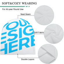 Charger l'image dans la galerie, Bonnet chaud personnalisé avec photo logo motif texte pour femme homme