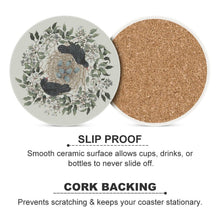 Charger l'image dans la galerie, Tapis de tasse rond en céramique JJ0520029 impression personnalisé avec photo logo motif texte