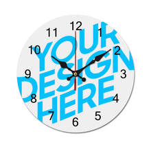Charger l'image dans la galerie, Horloge murale vintage en bois simple personnalisée avec photo motif texte logo image