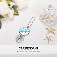 Charger l'image dans la galerie, Pendentif de voiture / décoration de voiture en alliage de zinc personnalisé avec prénom photo texte
