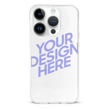 Charger l'image dans la galerie, Coque en TPU pour iPhone 14 / 14 Plus / Coque de protection pour iPhone 14 Pro / 14 Pro Max 3C0705124 Impression complète personnalisée d'une image avec texte de motif de logo photo