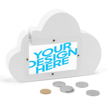 Charger l'image dans la galerie, Tirelire en forme de nuage originale JJ0529024 impression personnalisée avec photo image texte logo