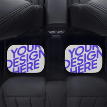 Charger l'image dans la galerie, Tapis de voiture flanelle personnalisé en 3D avec photo logo texte motif ensemble de 4 pièces (Impression d'image unique)