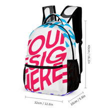 Charger l'image dans la galerie, Sacs à dos enfants garçons et filles personnalisé avec prénom photo logo motif à impression multi-images