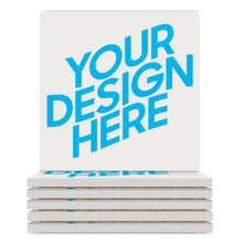 Charger l'image dans la galerie, Tapis de tasse céramique carré impression personnalisé avec motif photo logo texte