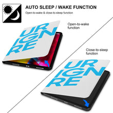 Charger l'image dans la galerie, Étui coque de protection iPad (modèle des livres) personnalisé avec photo logo motif texte