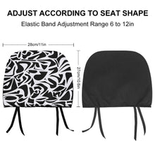 Charger l'image dans la galerie, Housse d'appui-tête de Auto / Couverture d'appui-tête de Voiture Personnalisée avec Photo Texte Motif Logo