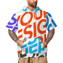 Charger l&#39;image dans la galerie, Sweat à capuche à manches courtes LM250 pour femme et homme personnalisée avec prénom motif texte (conception multi-images)
