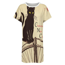 Charger l'image dans la galerie, Robe de Nuit Femme Personnalisable | Imitation Coton Doux &amp; Fluide
