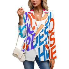 Charger l'image dans la galerie, Haut de survêtement décontracté pour femme Z33W personnalisée avec prénom motif texte (conception multi-images)
