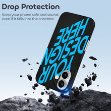 Charger l&#39;image dans la galerie, Étui de protection pour téléphone portable Apple iPhone 16 série en cuir TPU personnalisé avec photo texte prénom
