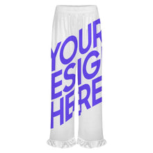 Charger l'image dans la galerie, Pantalon de pyjama à volants pour femme NSHYBSK personnalisé avec prénom motif texte (conception une image)
