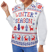 Charger l'image dans la galerie, Gilet Pull Sans Manches Femme - Col V Oversize (S-2XL)
