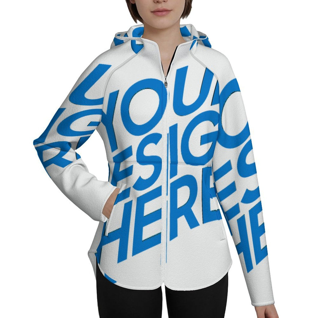 Veste slim femme MWL478 personnalisé avec photo texte prénom (conception une image)