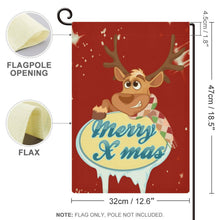 Charger l&#39;image dans la galerie, Élégance Naturelle : Drapeau de Jardin Personnalisé Aspect Lin
