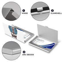 Charger l&#39;image dans la galerie, Porte-cartes de Visite Personnalisé | Étui Aluminium &amp; Cadeau Chic
