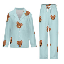 Charger l&#39;image dans la galerie, Ensemble Pyjama Personnalisé Femme | Style Col Cubain &amp; Photo
