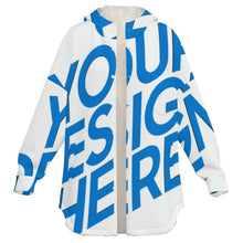 Charger l'image dans la galerie, Sweat à capuche double couche pour femme MWL507 personnalisé avec photo texte prénom (conception une image)
