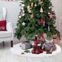 Charger l&#39;image dans la galerie, Jupe de Sapin Bohème Personnalisée | Tapis à Franges Unique
