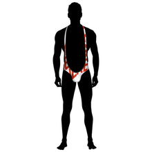 Charger l&#39;image dans la galerie, Sous-vêtement sexy une pièce pour homme SDSQQ001 personnalisée avec prénom motif texte (conception multi-images)

